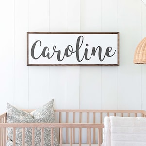 Nursery Name Sign Name Sign for Nursery Nursery Name Sign - Etsy