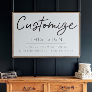 Custom Sign With Custom Quote | Custom Wood Sign With ANY Style Or Wording | Christian Wall Art | Customizable Wall Decor