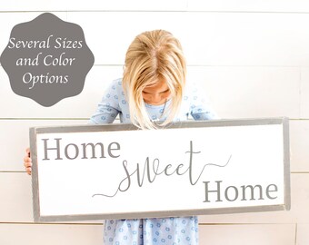 Home Sweet Home sign, home sweet home, home signs, sweet home sign, home sweet home wood sign