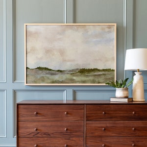 Abstract Wall Art | Bedroom Wall Art | Extra Large Modern Art | Muted Neutral Sky Art | Bedroom Wall Decor | 245