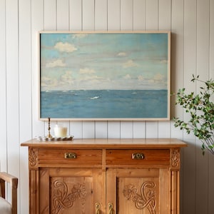 Vintage Coastal Ocean Art Print: Extra Large Beach Wall Decor | 145 - Etsy