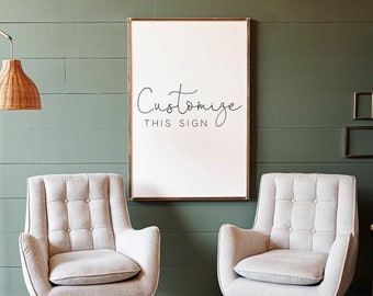 Custom Quote Sign: Personalized Home Decor