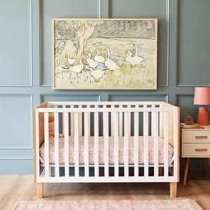 Woodland Nursery Decor | Woodland Nursery Wall Art | Whimsical Nursery Art | Woodland Theme Kids Room Wall Art | Framed Nursery Art | 581