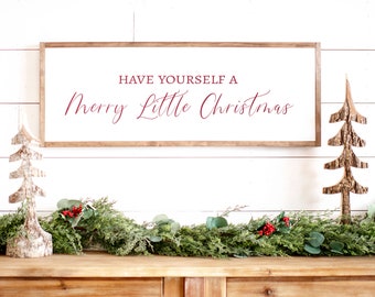 Christmas Wood Sign Etsy