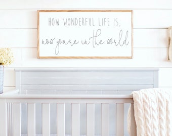 above the crib decor