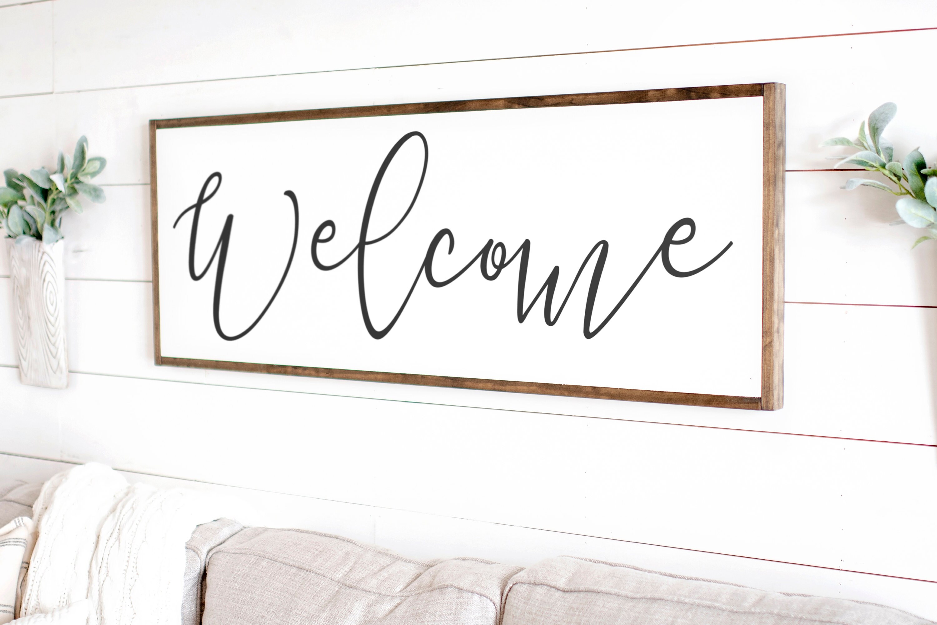 Entryway Signs Sign Framed Wood Sign Etsy
