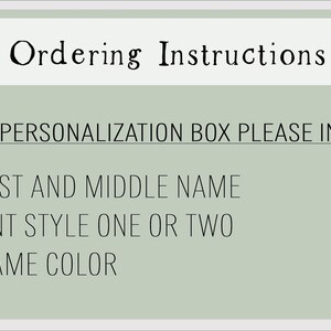 Framed Wood Nursery Name Sign: Personalized Baby Room Decor bild 6