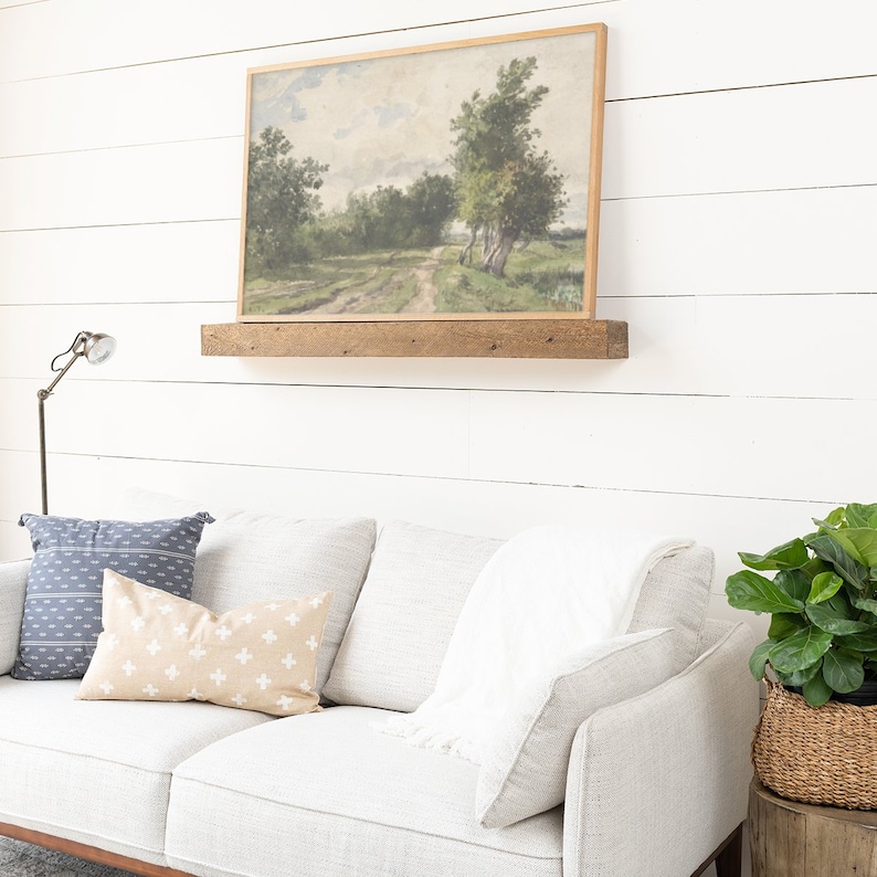 Green Trees Wall Art Living Room Wood Sign Tree Wall Art Etsy