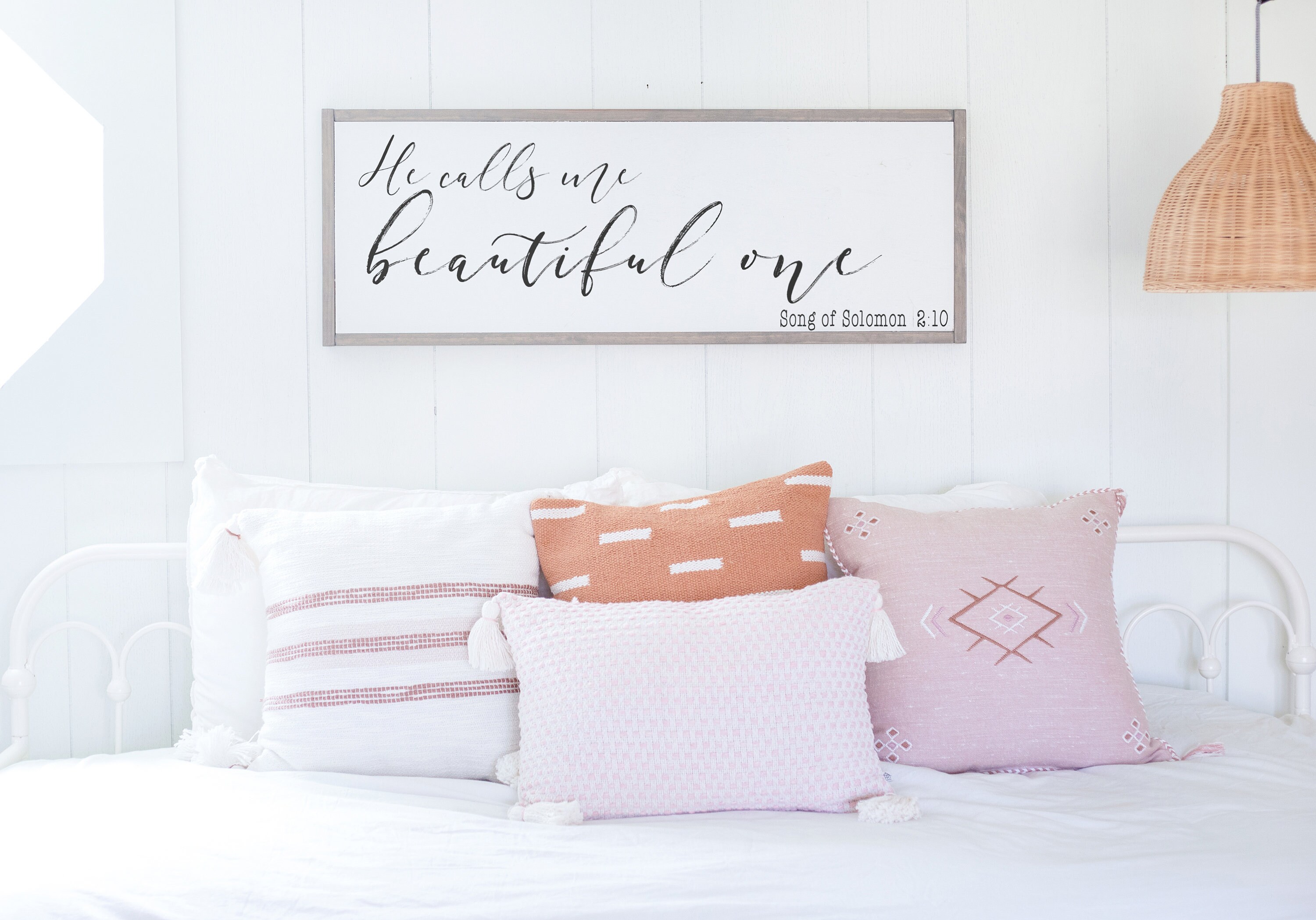 He Calls Me Beautiful One Sign | Girls Room Scripture Sign | Song of ...