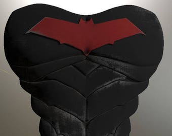 Red Hood Chest Armor 3D Model STL Files