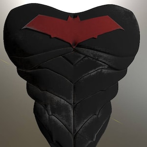 Red Hood Chest Armor 3D Model STL Files