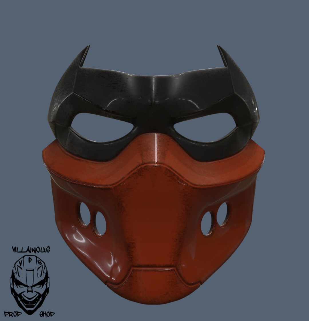 Red Hood Mask 3D Model STL Files - Etsy