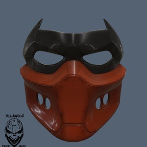 Red Hood Mask 3D Model STL Files