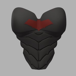 Red Hood Chest Armor for Women 3D Model STL Files