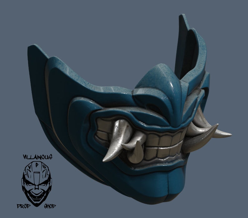 Mortal Kombat 11 Sub Zero Mask 3D Model STL File image 2