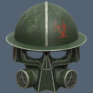 Gas Mask Helmet 3D Model STL file