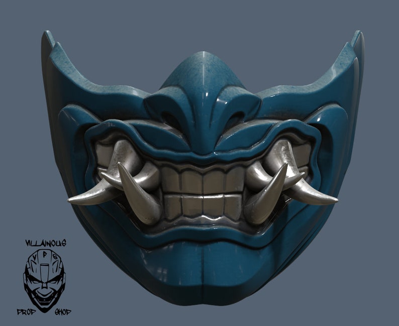 Mortal Kombat 11 Sub Zero Mask 3D Model STL File image 1