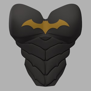 Batgirl Chest Armor 3D Model STL file