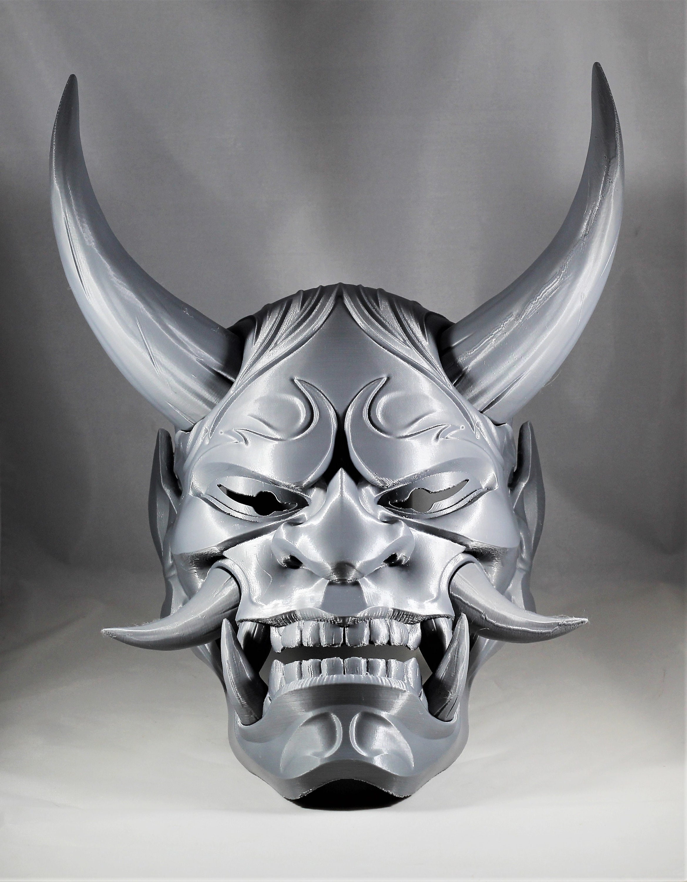 Oni Mask Version 3 - Etsy Oni Mask Version 3 - Etsy