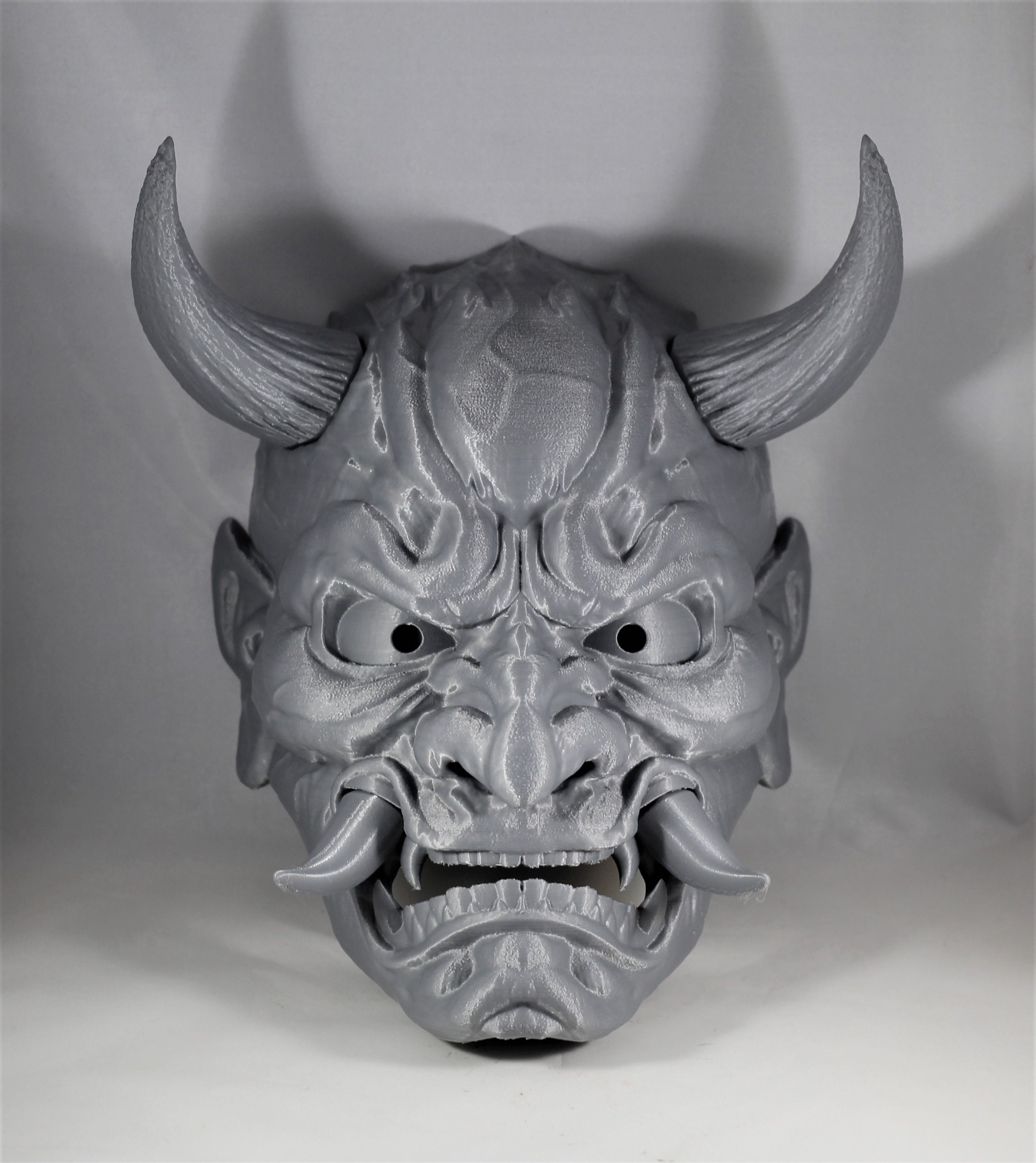 Oni Mask Version 2 - Etsy Oni Mask Version 2 - Etsy