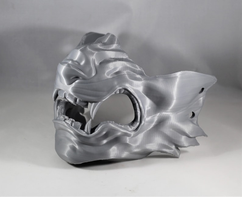 Ghost of Tsushima Wolf Mask Etsy
