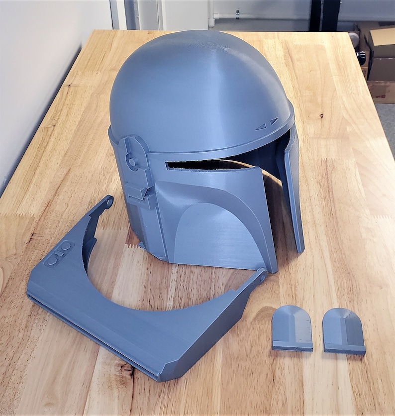 Mandalorian Helmet With Macrobinoculars Etsy
