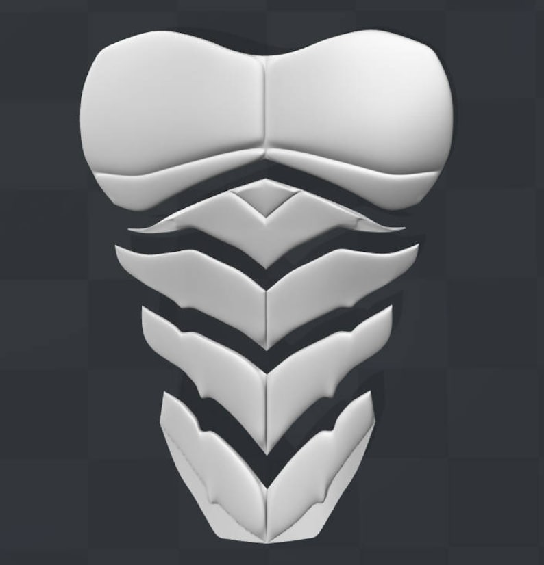 Chest Armor 3D Model STL Files Etsy