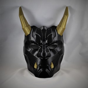 Oni Red Hood Mask version 2 Oni Mask image 5