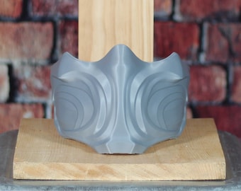 Máscara de escorpión impresa en 3D, accesorio de cosplay