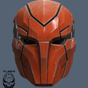 Red Hood Injustice 2 Helmet 3D Model STL File