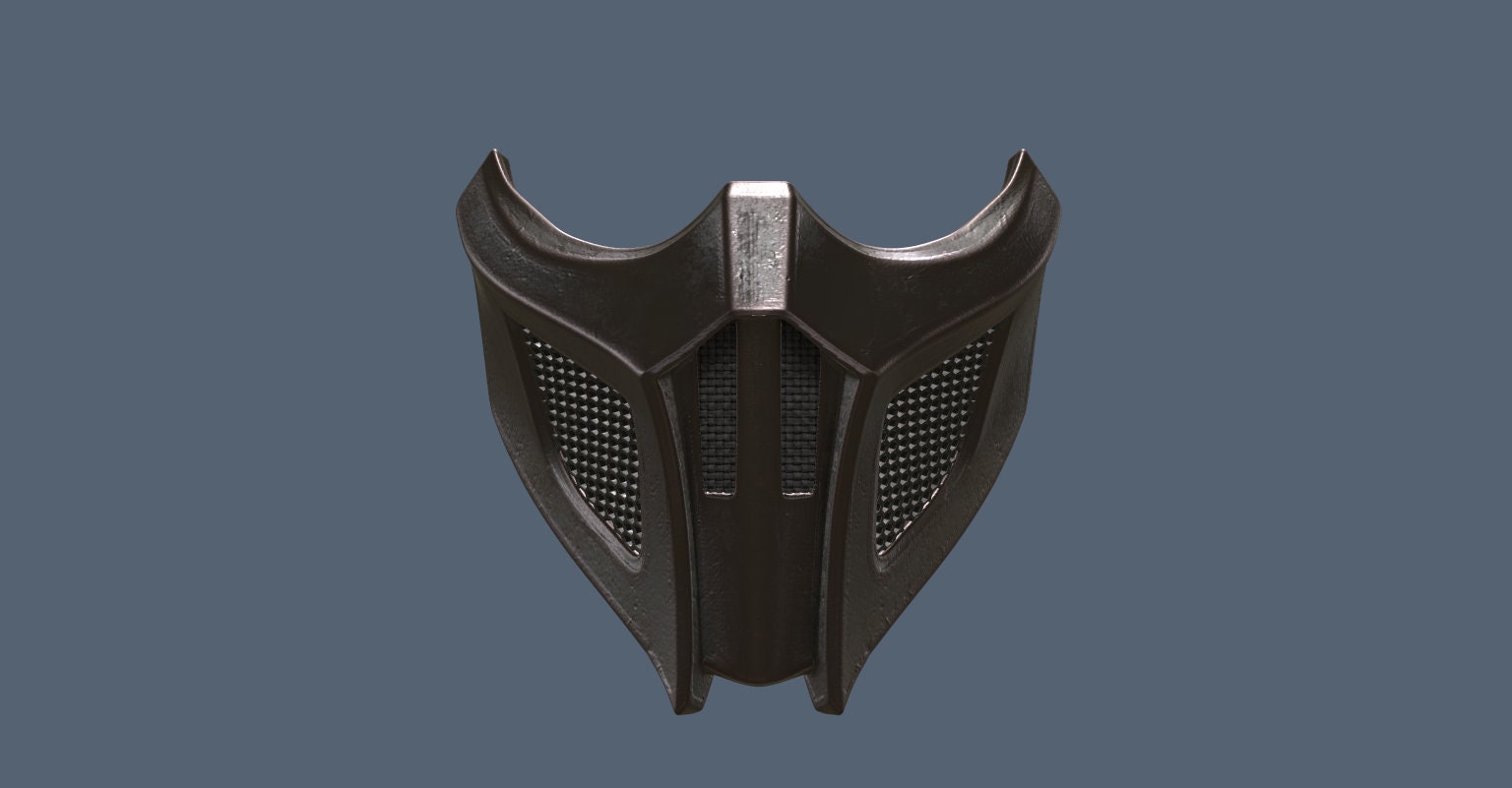 Noob Saibot Mask 3D Model STL File