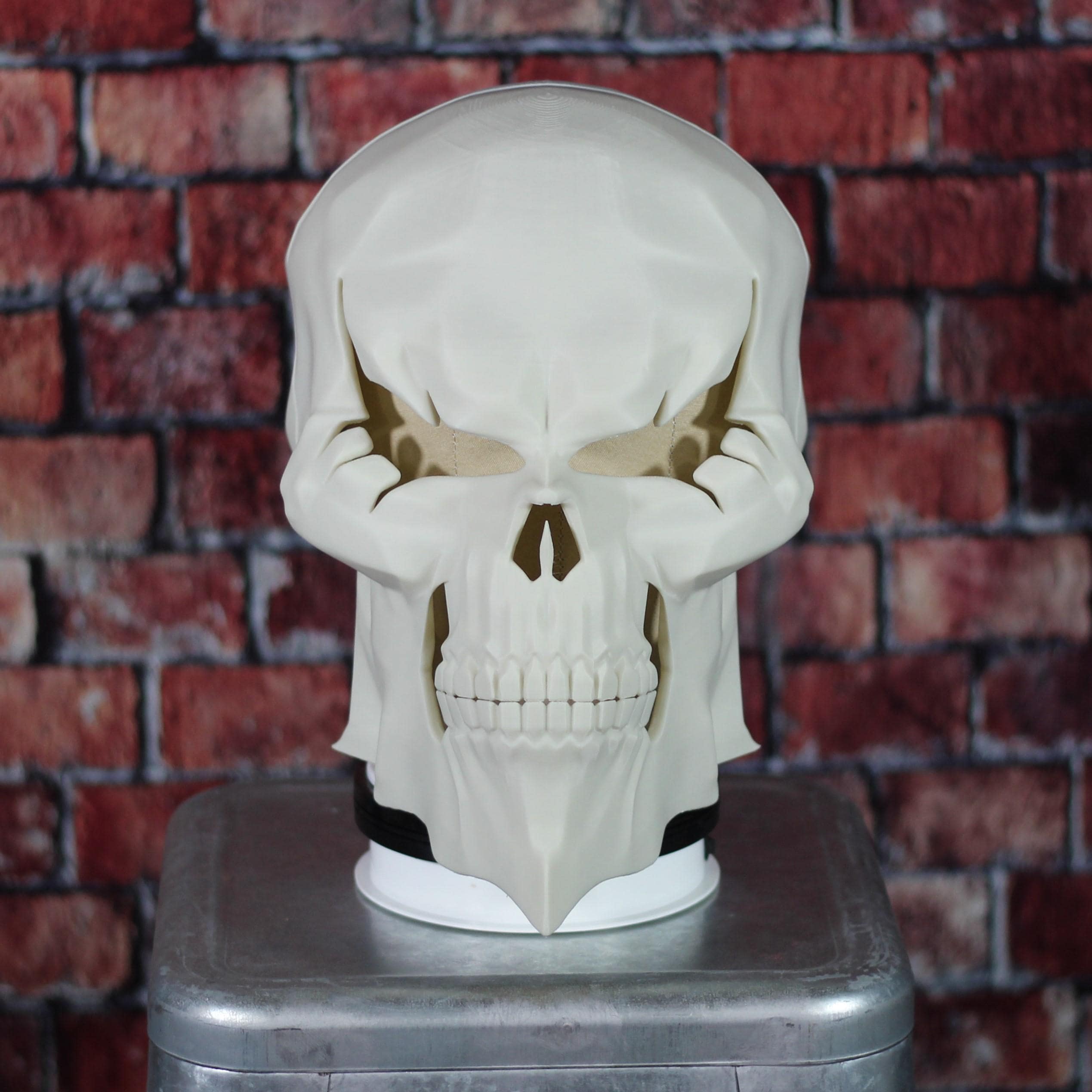 Raw 3D Printed Skull Helmet: Unfinished PLA Mask - Etsy