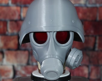 Masque à gaz et casque Hunk