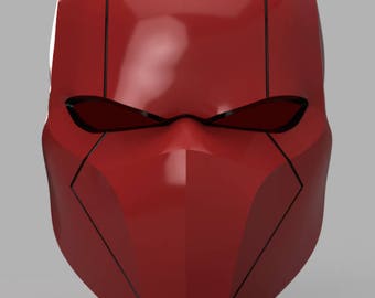 Red Hood Helmet version 3 3D Model STL Files