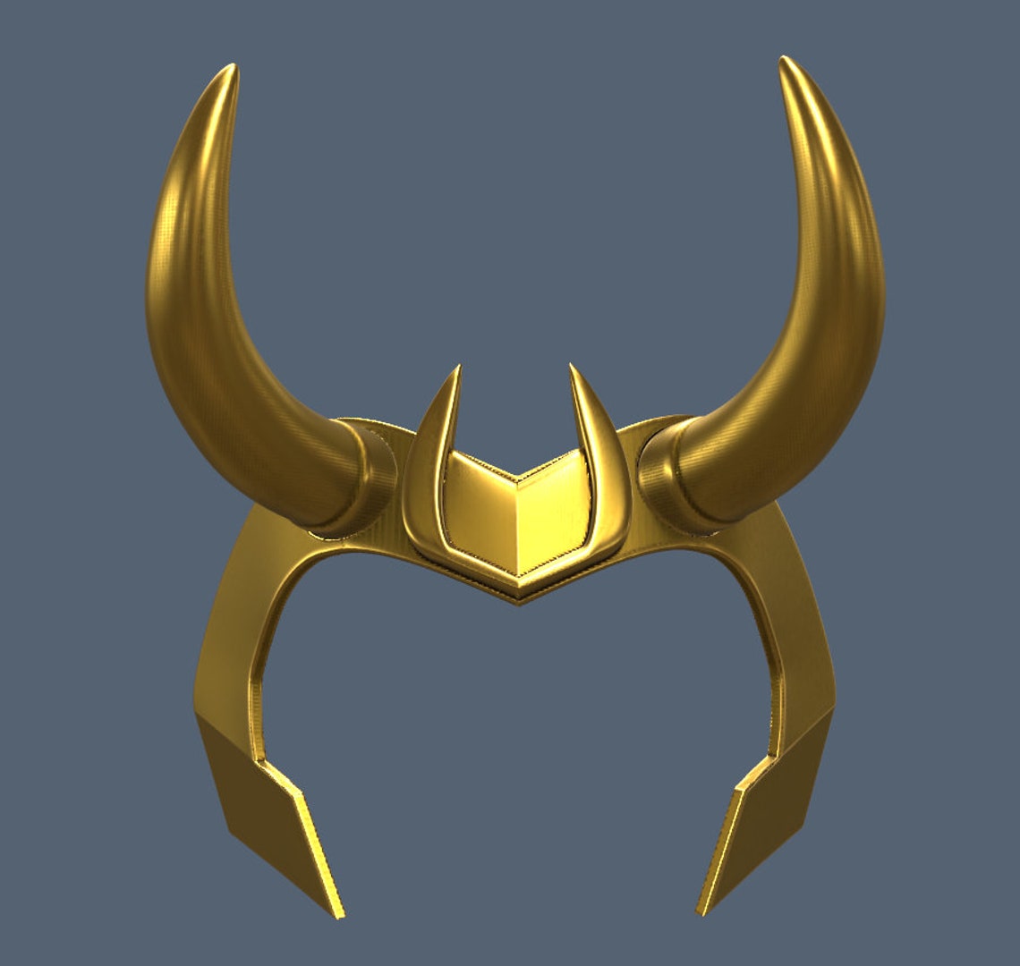 Loki Crown 3D Model STL Files Etsy