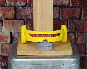 Raw 3D Printed Cyclops Visor with Lens