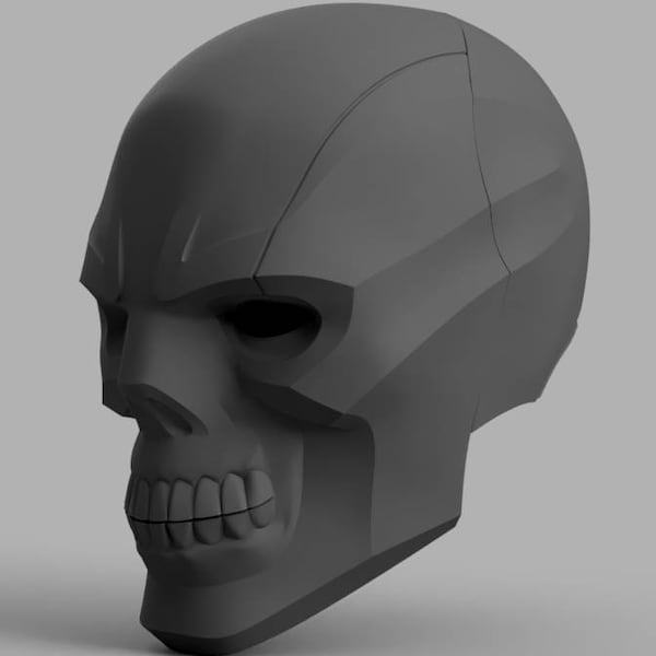 Black Mask Helmet 3D Model STL File