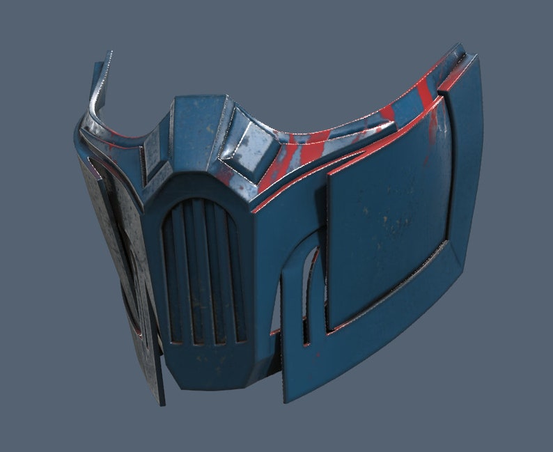 MK 11 Sub Zero Mask 3D Model STL Files