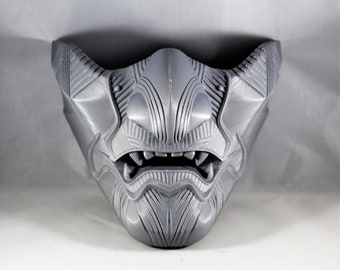 Ghost of Tsushima Mask Samurai Mask Oni Mask Mempo Cosplay - Etsy