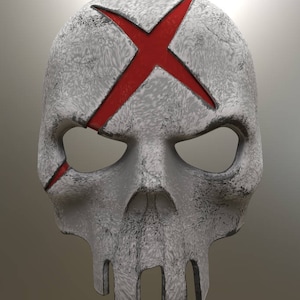 Red x Mask 3D Model STL Files
