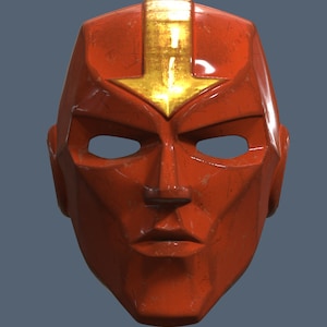 Red Tornado Helmet 3D Model STL File