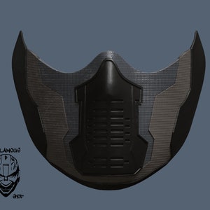 Winter Soldier Mask 3D Model OBJ File