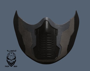 Winter Soldier Mask 3D Model OBJ File