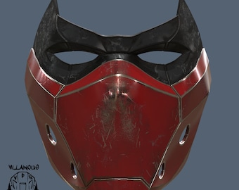 Red Hood Mask version 2 3D Model STL Files
