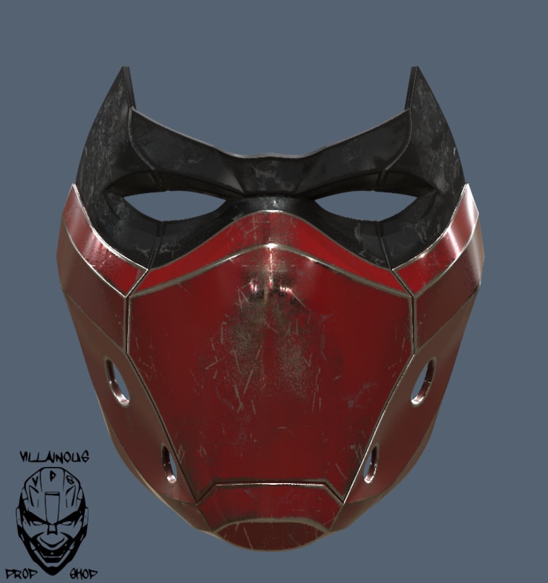 Red Hood Mask version 2 3D Model STL Files Etsy