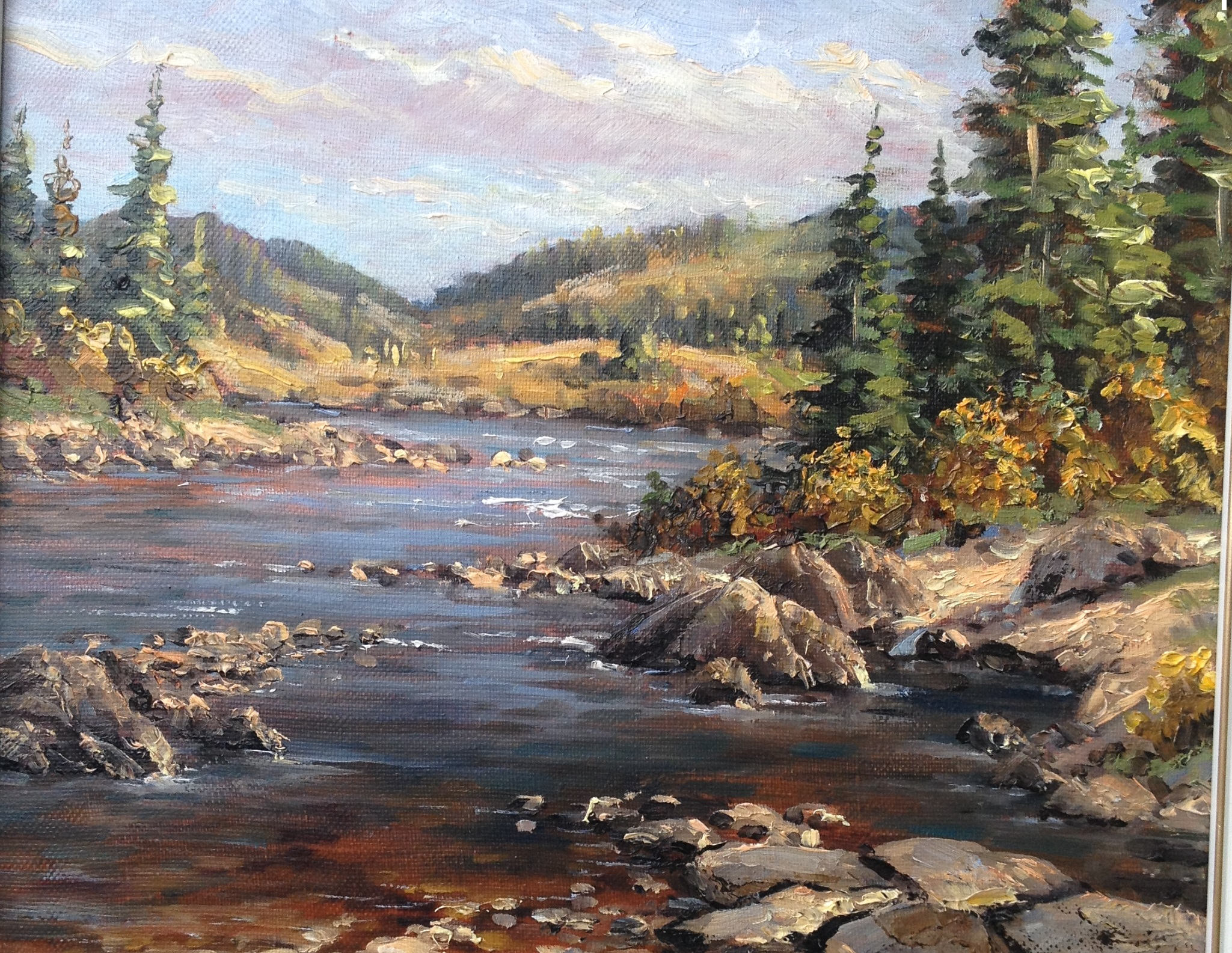 Como Pintar Un Rio Al Oleo