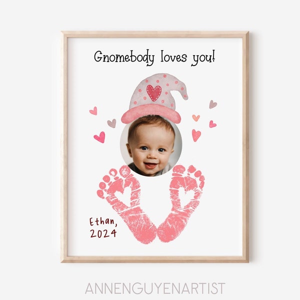 Valentines day handprint craft photo birthday mothers day activity mom grandma DIY kids children toddler baby daycare classroom printable