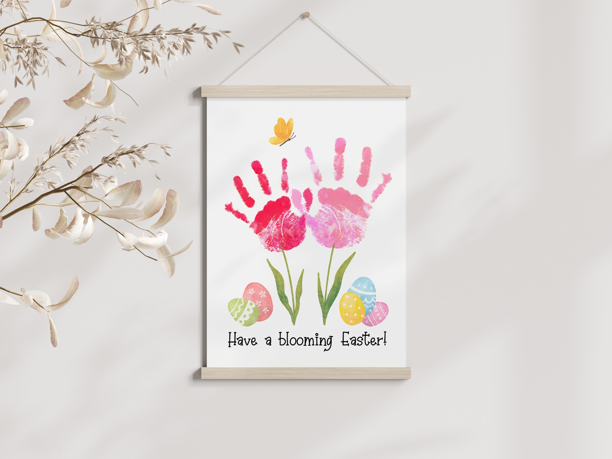 12 Easter Handprint Art Footprint Spring Bouquet Easter Eggs Bunny DIY  Printable Craft Kids Children Baby Toddler Daycare Classroom Activity - Etsy