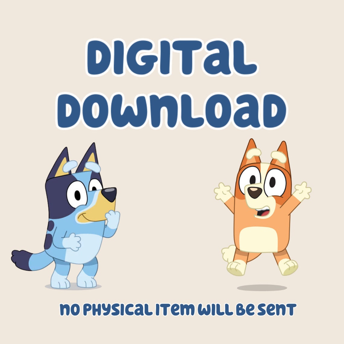 Bluey Party Favour | Granny Glasses | Digital Download | DIY Printable ...
