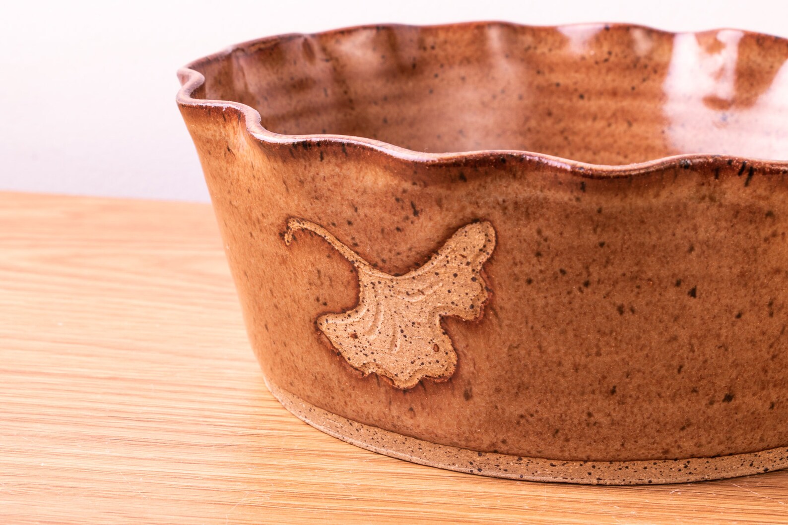 Orange Ceramic Tart Pan / Ginkgo Mini Tart Pan / Pottery Bowl Etsy